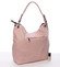 Velká růžová luxusní dámská kabelka přes rameno - MARIA C Samira