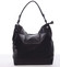 Velká černá luxusní dámská kabelka přes rameno - MARIA C Samira