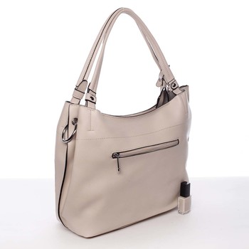 Elegantní dámská kabelka přes rameno béžová - Maria C Quyne