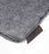 Filcový batoh šedý - Beagles Matri
