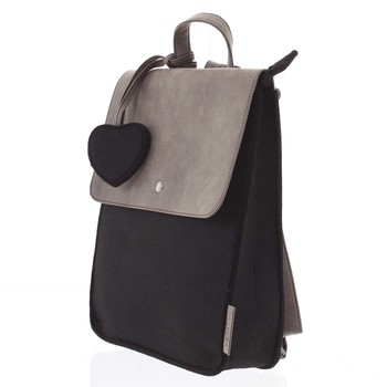 Filcový batoh černý - Beagles Matri