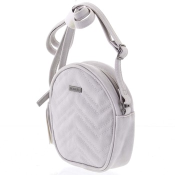 Malá trendy crossbody kabelka světle šedá  - Beagles Mana