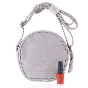 Malá trendy crossbody kabelka světle šedá  - Beagles Mana