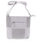 Malá elegantní perforovaná crossbody kabelka světle šedá - Beagles Soraya