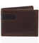 Pánská kožená peněženka tenká hnědá - SendiDesign Elohi
