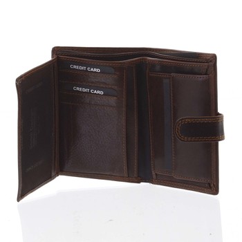 Pánská kožená peněženka hnědá - SendiDesign Elam