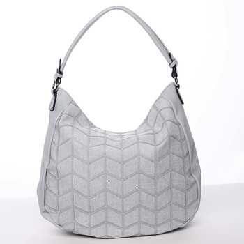 Velká originální dámská kabelka přes rameno světle modrá - Maria C Parwana