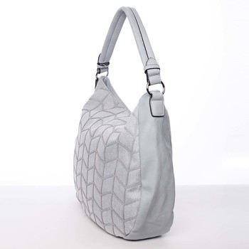 Velká originální dámská kabelka přes rameno světle modrá - Maria C Parwana