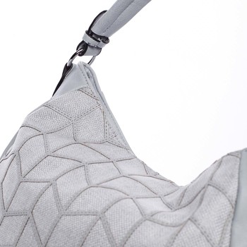 Velká originální dámská kabelka přes rameno světle modrá - Maria C Parwana