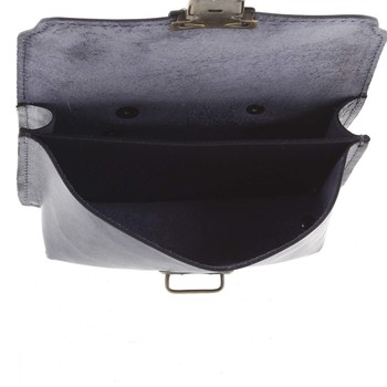 Pánská kožená kapsa na opasek černo modrá - Kabea Saak