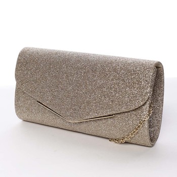 Zlaté dámské psaníčko s glitry - Michelle Moon Darkness