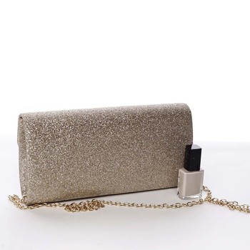 Zlaté dámské psaníčko s glitry - Michelle Moon Darkness