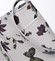 Dámská kožená crossbody kabelka s květy bílá - ItalY Aneta