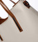 Větší kožená kabelka hnědo béžová - ItalY Sandy