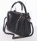 Exkluzivní dámská kožená kabelka černá - ItalY Maarj