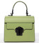 Exkluzivní módní dámská kožená kabelka zelená - ItalY Bianka