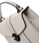 Dámský originální kožený béžový batůžek kabelka - ItalY Acnes