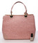 Originální dámská kožená kabelka růžová - ItalY Mattie