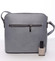 Módní dámská kožená crossbody kabelka světle modrá - ItalY Farzana