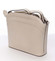 Dámská kožená crossbody kabelka béžová - ItalY Heidi