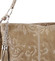Dámská kožená kabelka přes rameno taupe - ItalY Heather