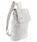 Větší měkký dámský moderní krémově bílý batoh - Ellis Elizabeth JR