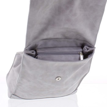 Unikátní módní dámský batoh kabelka šedý - Ellis Júlian