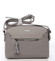 Malá šedá elegantní crossbody kabelka - David Jones Sheer