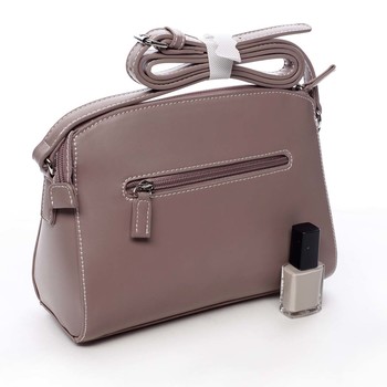 Malá lososově růžová elegantní crossbody kabelka - David Jones Sheer