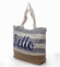 Modrá plážová taška s nápisem - Delami Hello