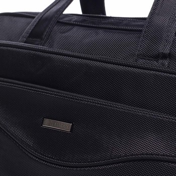 Pánská taška na notebook černá - Bellugio Abasi