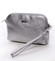 Malá jednoduchá crossbody kabelka psaníčko stříbrná - David Jones Rhazye