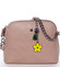 Malá elegantní crossbody kabelka růžová - David Jones Trina