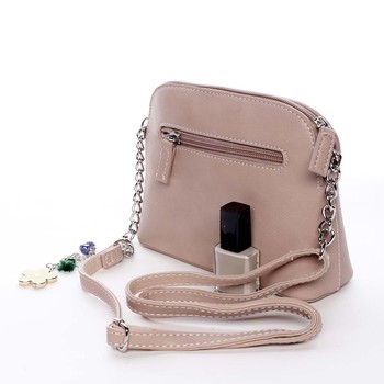 Malá elegantní crossbody kabelka růžová - David Jones Trina