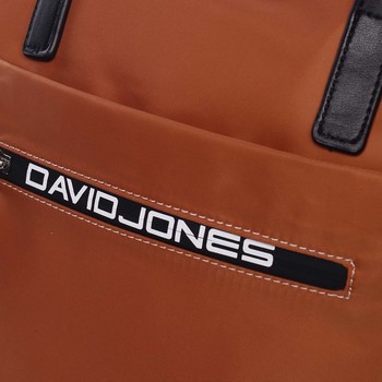 Středně velká dámská kabelka přes rameno oranžová - David Jones Gisa