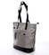 Středně velká dámská kabelka přes rameno šedá - David Jones Gisa