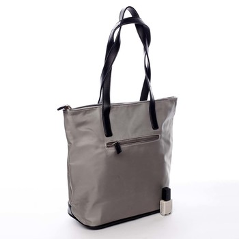 Středně velká dámská kabelka přes rameno šedá - David Jones Gisa