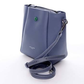 Módní malá modrá crossbody kabelka - David Jones Raline