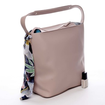 Elegantní dámská kabelka přes rameno růžová - David Jones Abena 