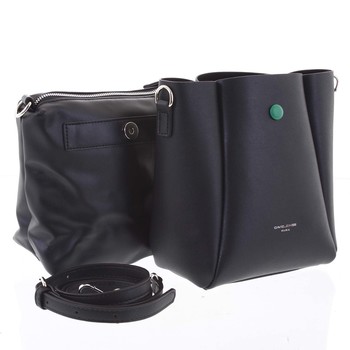 Módní malá béžově šedá crossbody kabelka - David Jones Raline