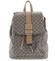 Luxusní střední dámský batoh béžový - Silvia Rosa Kevin