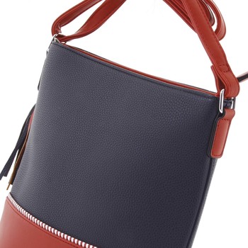 Trendy dámská crossbody kabelka tmavě modrá - Dudlin Adriana