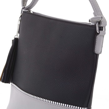 Trendy dámská crossbody kabelka černá - Dudlin Adriana