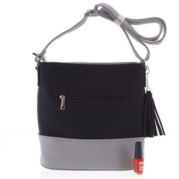 Trendy dámská crossbody kabelka černá - Dudlin Adriana