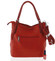Originální červená dámská kabelka přes rameno - Maria C Bharti 