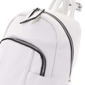 Módní a originální dámský batoh bílý - Maria C Rashid