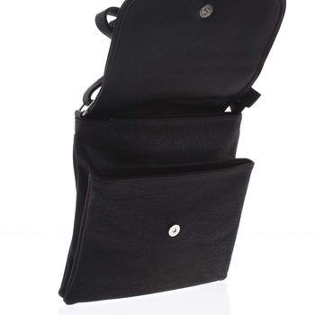 Elegantní a módní dámská crossbody kabelka černá - Dudlin Sonya