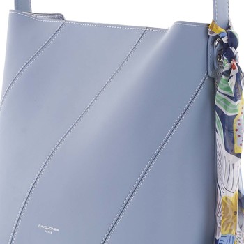 Elegantní dámská kabelka přes rameno světle modrá - David Jones Abena 