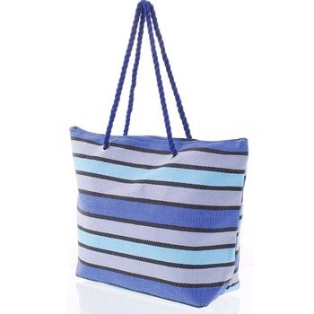Tmavě modrá plážová taška - Delami Color