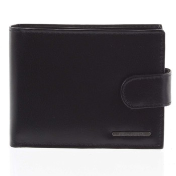 Pánská kožená peněženka černá - Bellugio Caessar